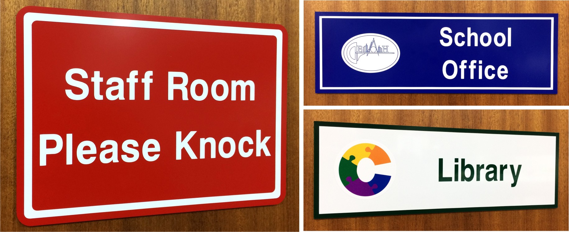Flat Plate ACM Office and Classroom Door Signs - Signs 4 Schools