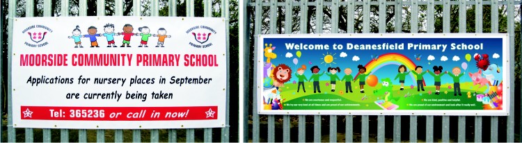 Signs for Schools printed banner