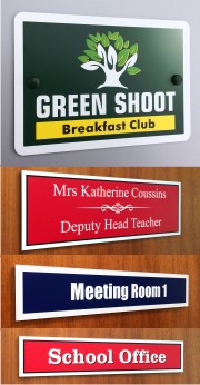 School Office and Classroom Door Signs