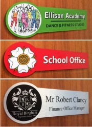Crest Office and Classroom Door Signs