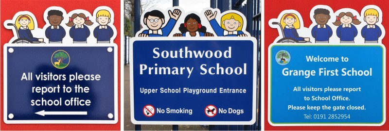 Signs for Schools - Character School Notice Signs