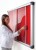 The Blazemaster Acrylic Sliding Door Notice Board