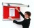 Vision Blazemaster Satin Silver Notice Board