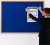 Hardwood Framed Felt Noticeboard - Extended Colour Range