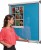 Shield Colour Framed Top Hinged Showcase