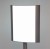 A3 Curved LED Illuminated Double Sided Sign Post
