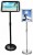 Freestanding Telescopic Menu Stand