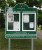 Two Door Superior External School Notice Board