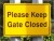 General School Notice Signs - Existing Mounted