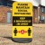 Social Distancing Pavement Signs for Schools
