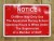 General School Notice Signs - Wall Mounted