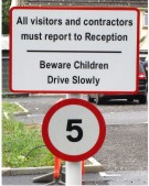 School Notice Signs