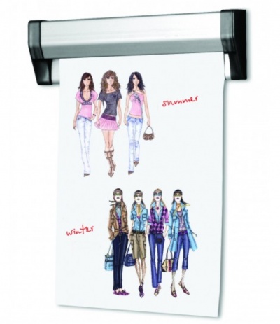 fast note paper hanging poster rail system signs 4 leaflet writing frame