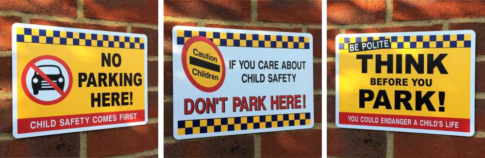 No Parking School Safety Signs