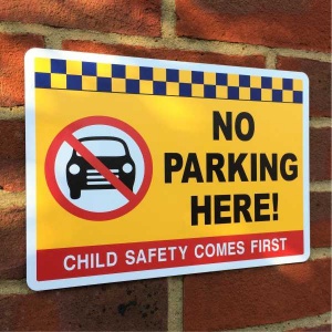 School NO Parking Safety Signs