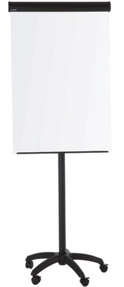 Frameless Mobile Magnetic Flipchart Easel