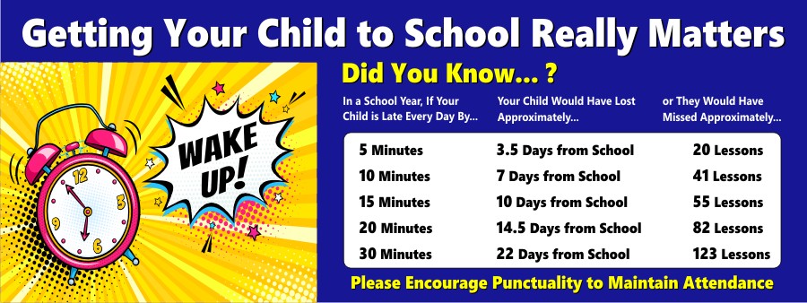 Getting Your Child to School Really Matters Printed School Banners - Signs  4 Schools