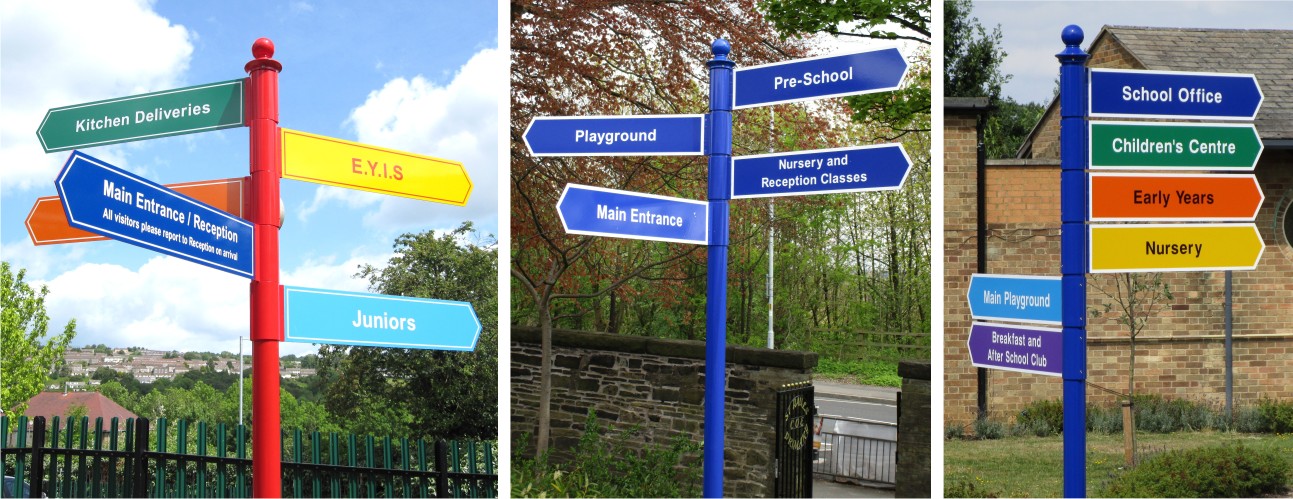 Signs for Schools Fingerpost Signs