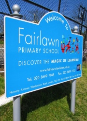 Aluminium Faced School Signs - Post Mounted School Signs