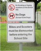 School Notice Signs